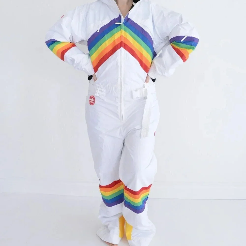 Tipsy Elves Sunrise Shredder One Piece Ski Suit Snowsuit Size L NWT - Picture 2 of 15